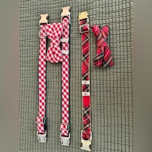 Crew LaLa Dog Collar and Bow Tie Set (M)